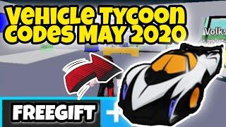 ALL *NEW* VEHICLE TYCOON CODES 2020 | Roblox