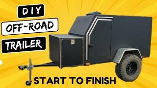 DIY Off Road Camping Trailer Build - Start to Finish #offroad #overland #youtube #camping