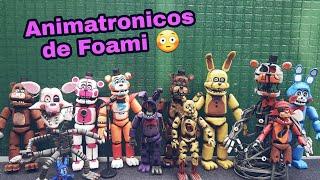 MUÑECOS de FIVE NIGHTS AT FREDDY'S de FOAMI animatronicos de FNAF de FOAMI DYE figuras articuladas