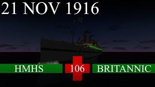 HMHS Britannic: The Timeline - 21 November 1916