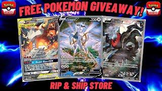 Live -  Free Giveaways! Pokémon Cards & Rip & Ship Store!