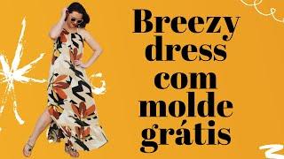 Como costurar vestido amplo ou Breezy Dress com molde