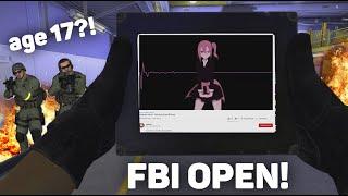 she is not 18? FBI OPEN UP!