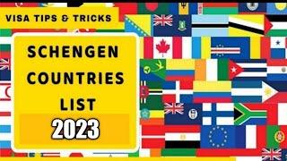 europe schengen country list 2023 |   schengen countries list | Schengen area