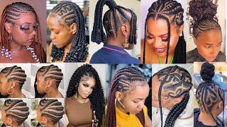 Classy & Stylish Braids Hairstyles for Black Women~Best Braiding Hairstyles 2024