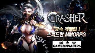 Let's Play "CRASHER" MMORPG for iOS and Android Game Review & First Look