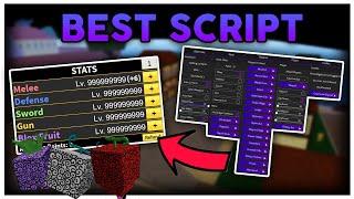 Roblox SCRIPT - Blox Fruits HACK GUI - Auto Farm, Quest, Devil Fruits, Stats, Teleports And More!