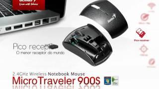 Mouse Genius MicroTraveler 900S para Notebooks