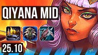 QIYANA vs IRELIA (MID) | Rank 13 Qiyana | EUNE Challenger | 25.10