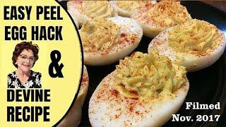 Easy Peel Hard Boiled Eggs Recipe - Southern Style Deviled Eggs