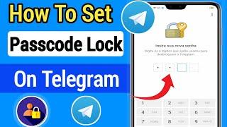 How To Set Passcode Lock In Telegram App (2022) || How To Set Passcode Lock In Telegram