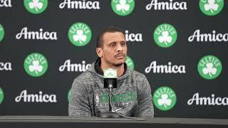 Joe Mazzulla Reacts to Jaden Springer Trade | Celtics vs Mavs Pregame