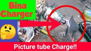 colour Television Charging new trick  || Bina charger se charging experiment.