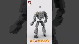 LEGO N21 Mech Frame Satisfying Build LEGO MOC #shorts #lego #legomoc #crixbrix