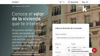 Cómo Valorar Casas, Pisos, Viviendas, Propiedades Gratis con Valoraciones de Banco KutxaBank