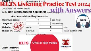 IELTS Listening Actual Test 2024 with Answers | 23.08.2024