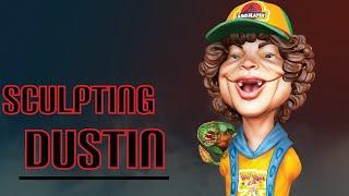 Sculpting Dustin From Stranger Things - ZBrush Timelapse