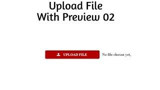 Input file upload button with preview