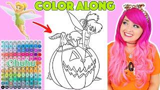 Color Tinkerbell Halloween Picture With Me | COLOR ALONG WITH KIMMI