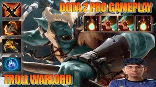 Pakazs as Jah'rakal, the Troll Warlord Late Game Hard Carry | Multiple Ultra Kill | 7.35B