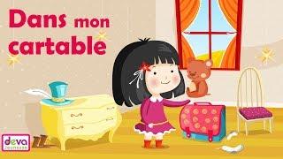 Dans mon cartable (Comptine du petit écolier) ⒹⒺⓋⒶ Chanson Maternelle