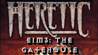 Heretic Walkthrough UV Difficulty (100% kills, items, secrets): E1M3 - The Gatehouse