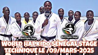 Grand stage Technique défense et sécurité World hapkido Sénégal Dakar plage de Diamalay