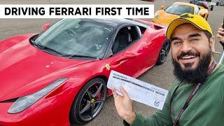 Driving Ferrari and Lamborghini for the first time  | UK trip Day 3 | Nottingham | Mustafa Hanif