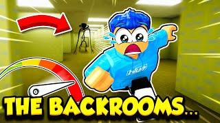 I Became THE FASTEST PLAYER In The Backrooms Race Clicker!