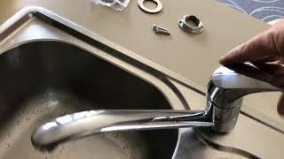 A/ How to instal a new sink mixer tap faucet. Removing the old & assembly.