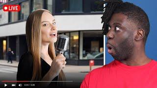 Reacting to Random Singers I met On the Street (LIVE)