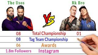 The Usos vs Rk Bro Comparison - Bio2oons