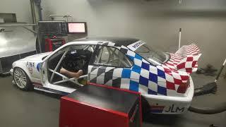 E36 LS1 DCT dyno with equal length headers
