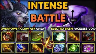 TRULY INTENSE CARRY BATTLE | OVERPOWER CLAWS ATTACK URSA VS. ELECTRO TIMELOCK FACELESS VOID | DOTA 2