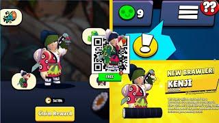 NEW! FREE KENJI GIFT  BRAWL STARS QR CODE!  | BRAWL STARS QR CODES 2024 | BRAWL STARS NEW UPDATE