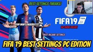 FIFA 19 PC Best Settings, Less Input Delay, Stop Draft Cheaters, Launcher Fix, PS4 Controller!