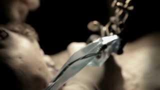 tattoo on the neck Modificator tattoo studio Maksim Smirnov