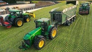 Maisernte 2024 mit JohnDeere 8430 & 7810! Häckseln mit Krone BIGX 780 im Emsland 1/2