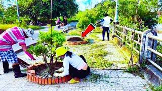 Passersby were stunned by the spectacular sidewalk transformation!