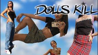 HUGE FALL HAUL  DOLLS KILL & THRIFTSTORE TRY ON 