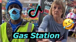 Gas Station TIKTOK Edition *FUNNY* 2020 | @vflow_xo