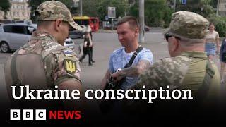 Conscription squads send Ukrainian men into hiding | BBC News