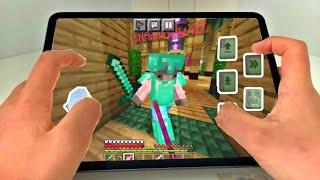 How To PvP In MCPE With New Controls On Servers! (Handcam)