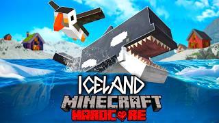 I Survived 100 Days in ICELAND in Hardcore Minecraft!