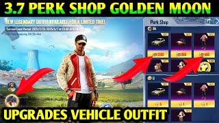 3.7 UPDATE PERK SHOP GOLDEN MOON EVENT IN PUBG/BGMI | GOLDEN MOON REDEEM SHOP 7TH ANNIVERSARY SET