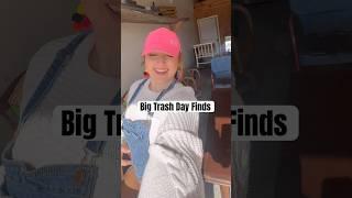 Big Trash Fay Finds! Trash to CASH #shorts #bigtrashday #trashfinds #furnitureflip #home #decor