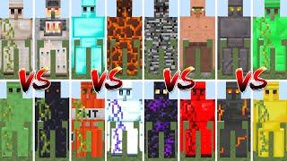 ALL GOLEMS TOURNAMENT | Minecraft Mob Battle