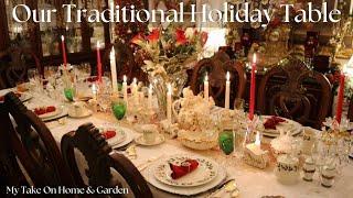 Our Elegant Traditional Christmas 2024 Table for 12 with Collectible Lenox!!!