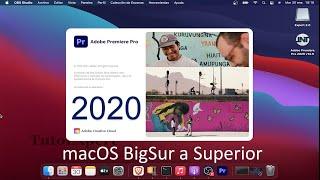 Descargar e Instalar Adobe Premiere PRO2020 macOS Sonoma, Ventura, Monterey, Big Sur y Catalina FULl