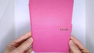 Кожаная обложка чехол для Amazon Kindle Paperwhite (2012-2017) + пленка